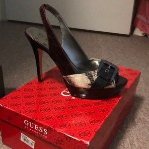 Guess heels. Never worn!